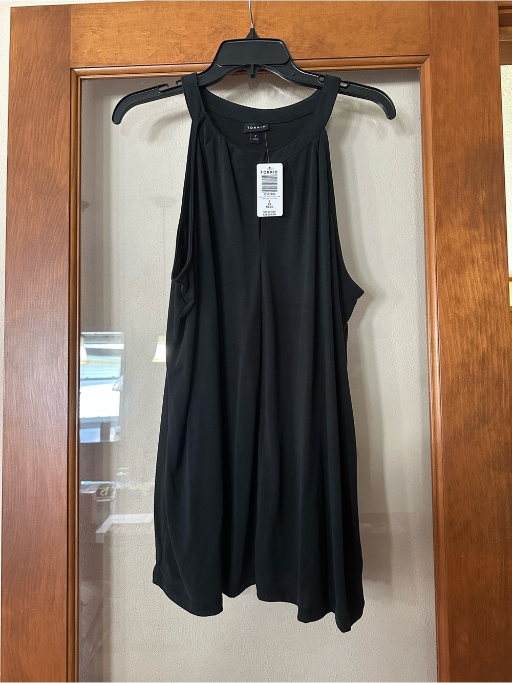 NWT torrid Black Halter Swing Tank